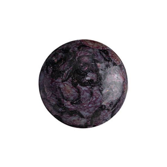 Picture of Cabochons par Puca® 14mm Metallic Mat Violet Spotted x1