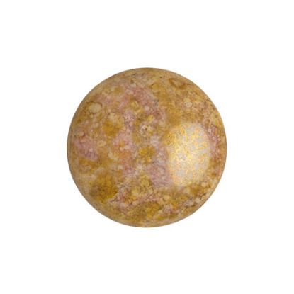 Bild von Cabochons par Puca® 14mm Opaque Mix Rose Gold Ceramic Look x1