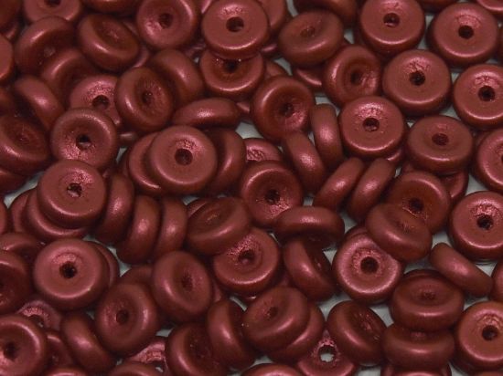 Picture of Wheel Beads 6mm Lava Red x10g 