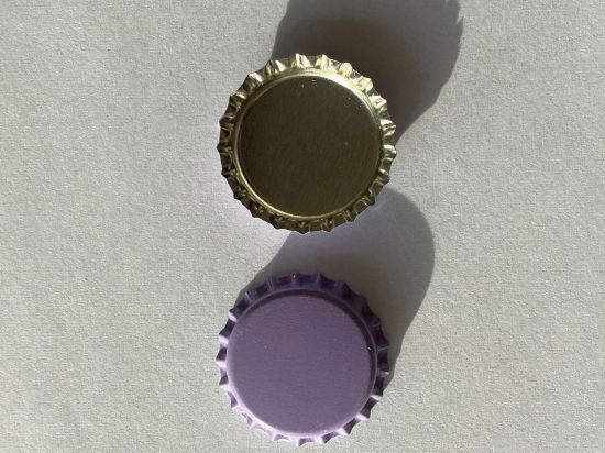 Picture of Bezel Bottle cap 32mm Purple x10