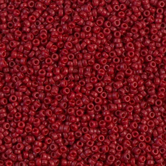 Picture of Miyuki Rocaille 11/0 1464 Dyed Opaque Maroon x10g 