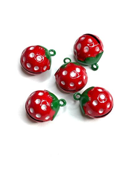 Picture of Jewelry Bell 18mm Strawberry x1