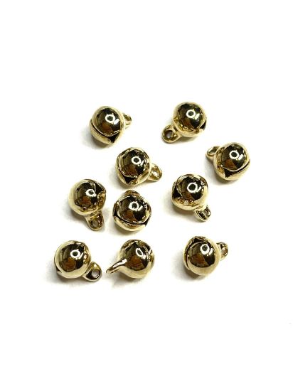 Picture of Jingle Bell 6mm Gold Tone x10