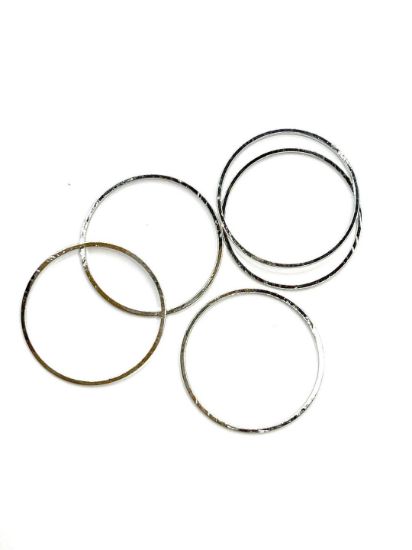 Picture of Component Ring 25mm round Silver Tone x10