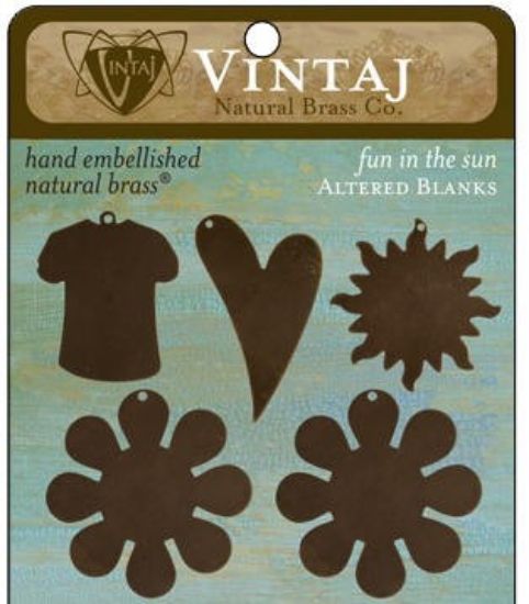 Picture of Vintaj-Natural Brass Altered Blanks-Fun in the Sun Assortment