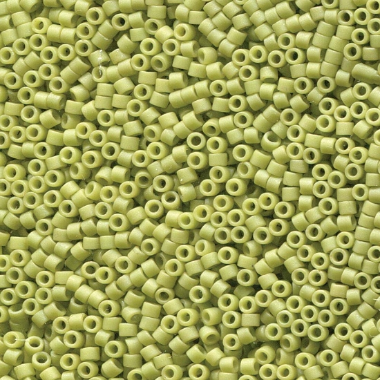 Picture of Miyuki Delica 11/0 DB2290 Opaque Glazed Spring Green Mat x10g