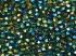 Picture of Fire-Polished 3mm Jet Green Iris x100