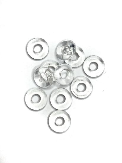 Picture of Wheel Beads 10mm Crystal x10