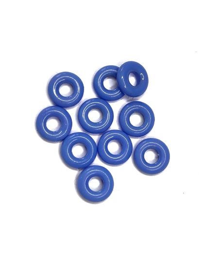 Picture of Wheel Beads 10mm Sapphire x10