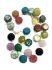Picture of Multi Gemstone 15mm Facet flat round x26