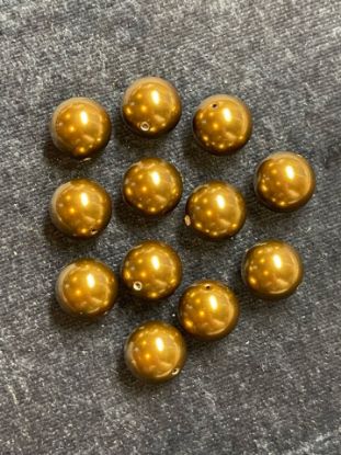 Afbeelding van Swarovski 5810 Pearls 10mm Antique Brass Pearl x5