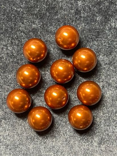 Picture of Swarovski 5810 Pearls 10mm Copper Pearl x5