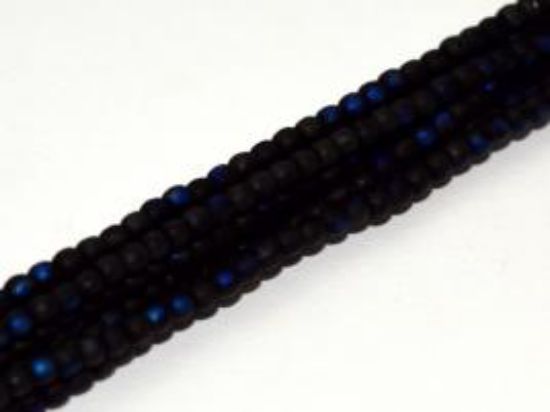 Picture of Round beads 2mm Jet Azuro Full Mat x150