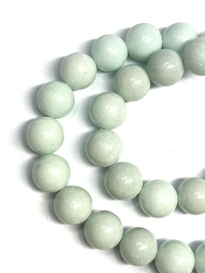 Picture of Mountain "jade" Round 12mm Light Blue x5