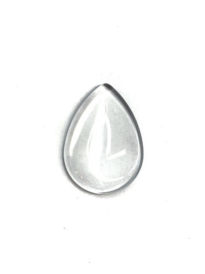 Picture of Glass Cabochon 25x18mm drop x10