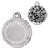 Picture of Pendant setting 12mm round Antiqued Silver x1 