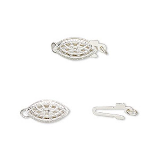 Picture of 925 Silver Clasp Fishhook 12x6mm x1