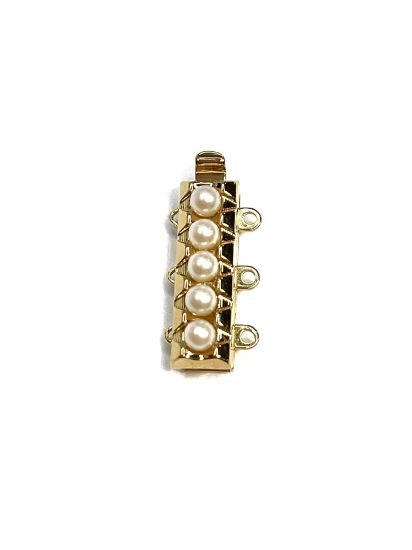 Picture of Claspgarten Clasp Box 18,5x6mm 23kt Gold plated x1