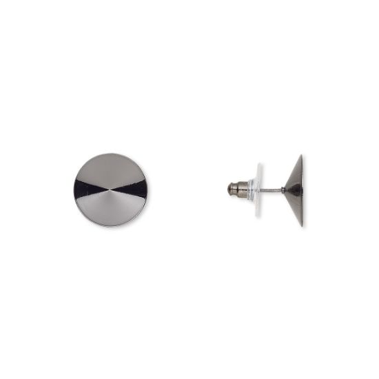 Picture of Earstud 16mm rivoli Gunmetal x2