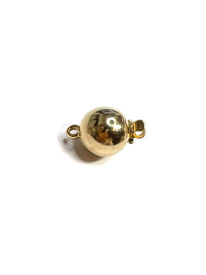 Picture of Neumann clasp Round 7mm 23kt Gold Plated x1