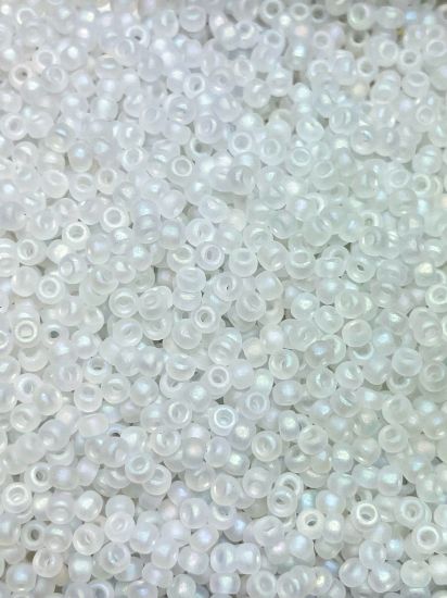 Picture of Miyuki Seed Beads 15/0 131FR Mat Crystal AB x10g