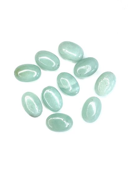 Picture of Amazonite Bead Flat Oval 12x8mm x10