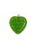 Picture of Millefiori Glass Pendant Heart 25mm Green x1