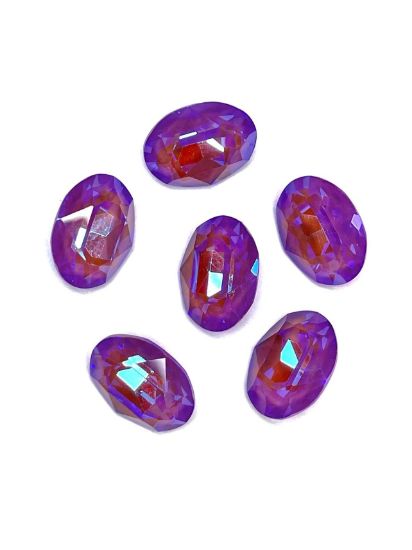 Picture of Aurora Crystals 4120 Oval 18x13mm Crystal Violet Delite x1
