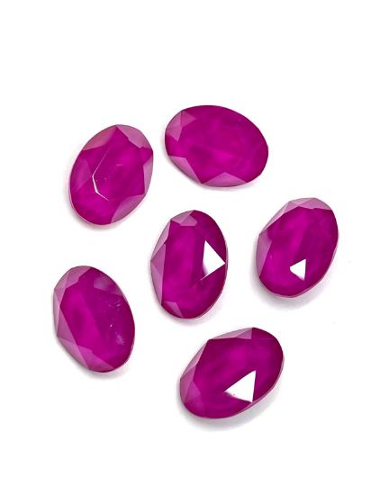 Picture of Aurora Crystals 4120 Oval 14x10mm Crystal Peony Pink x1