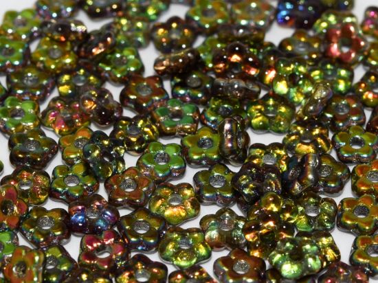 Picture of Forget-me-not 5mm Crystal Magic Green x50 