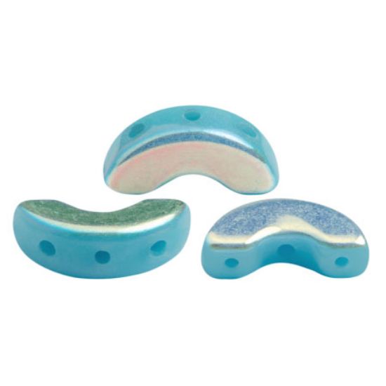 Picture of Arcos® par Puca® 5x10mm Opaque Blue Turquoise AB x10g