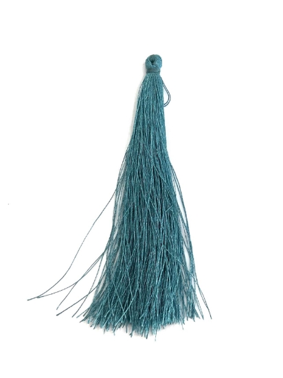 Picture of Tassel 7x80mm Teal x1