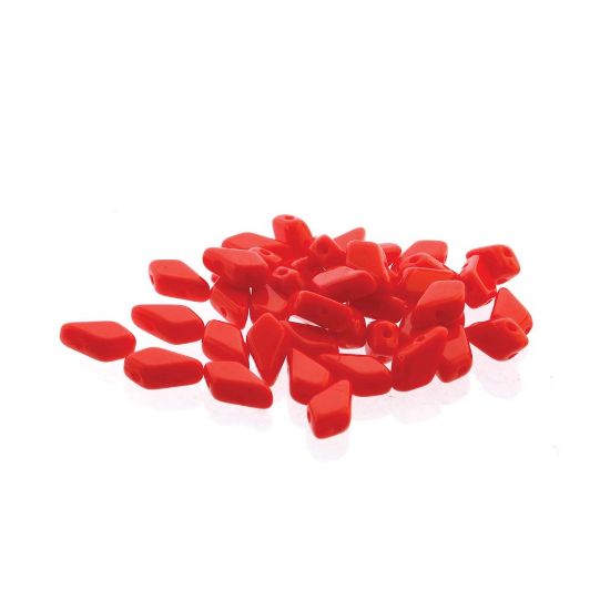 Picture of Kite Beads 9x5mm Opaque Red x10g