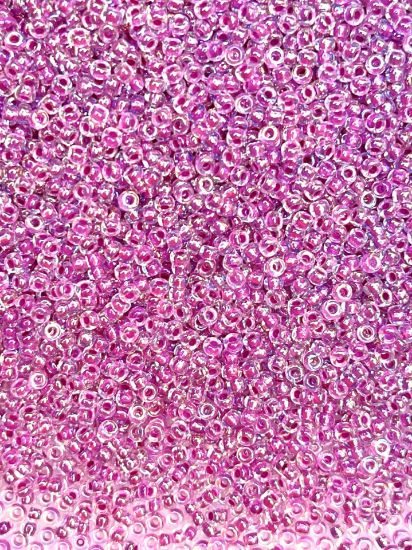 Picture of Miyuki Seed Beads 15/0 264 Lined Magenta AB x10g