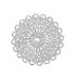 Picture of Filigree Round Flower 45mm Silver Tone x1