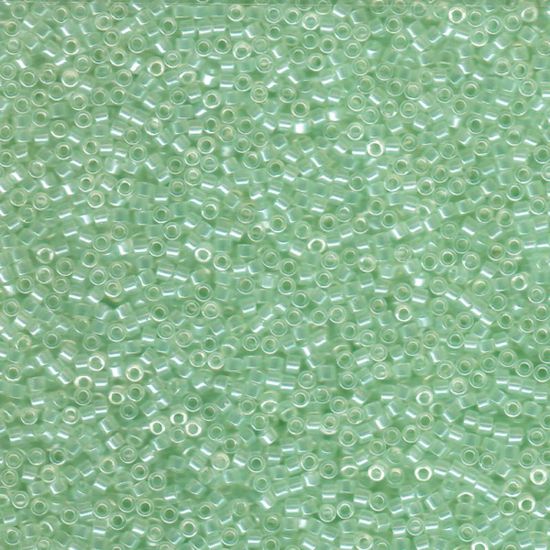Picture of Miyuki Delica 11/0 DB1474  Transparent Pale Green Mist Luster x10g