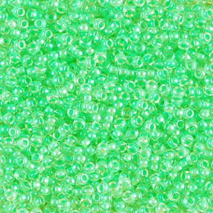 Изображение Miyuki Rocaille 11/0 1120 Luminous Mint Green x10g