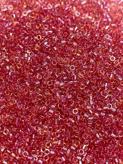 Picture of Miyuki Delica 11/0 DB62 Lined Light Cranberry AB x10g