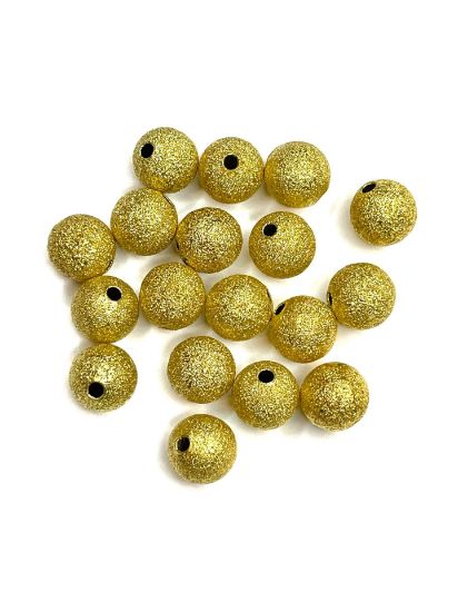Picture of Stardust Bead 10mm Gold Tone x25