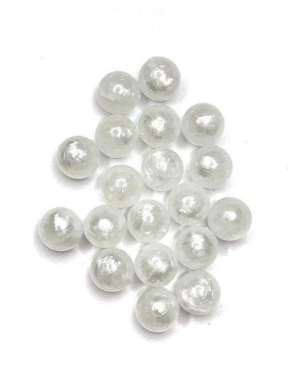 Picture of Acrylic Bead 8mm round Mystic White x100