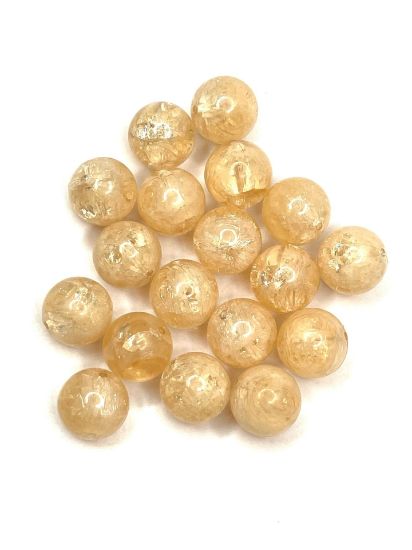 Picture of Acrylic  Beads Round 12mm Mystic Beige x50