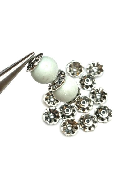 Picture of Bead Cap 10mm Antique Silver x20