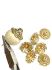 Picture of Bead Cap 18mm Gold Tone x2