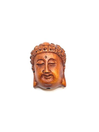 Picture of Hand made Buddha Head Ojime bead 24x20mm x1