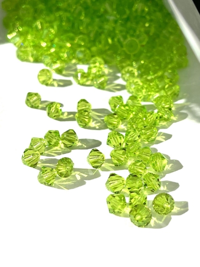 Picture of Preciosa Bead Rondell 6mm Limecicle x24