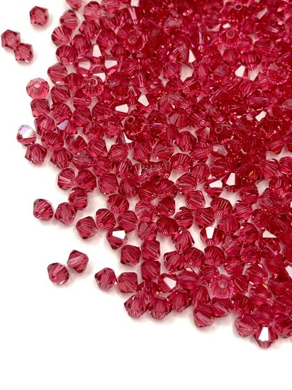 Picture of Preciosa Bead Rondell 4mm Indian Pink x100 