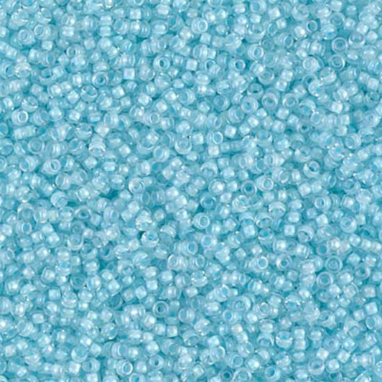 Picture of Miyuki Rocaille 15/0 2207 Aqua Mist Lined Crystal Luster x10g