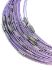 Picture of Stainless Steel Wire Choker Necklace 45cm 1mm Violet x1