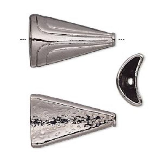 Picture of Cone Flat 23,5x14,5mm Gunmetal x2