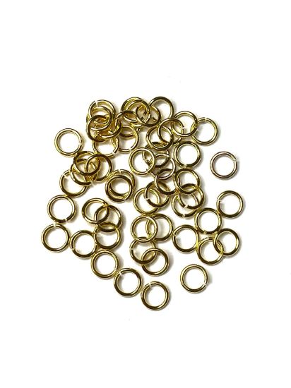 Picture of Premium Jump Ring 5x0.8mm Yellow Gold x100